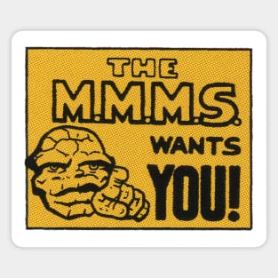 Merry Marvel Marching Society want YOU!! Magnet